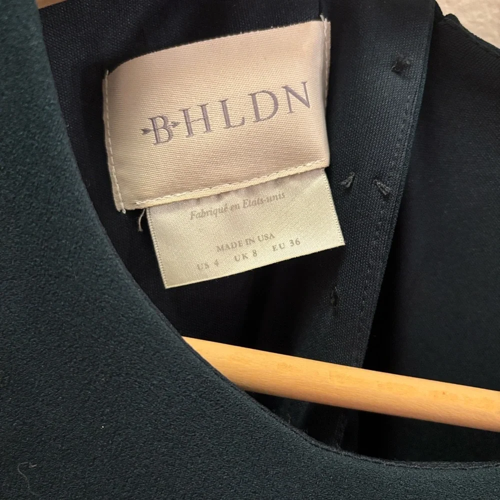 BHLDN Dark Green Sleeveless Dress - Picture 3 of 3